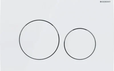 GEBERIT Basic tipka Delta 20 alpsko bijela