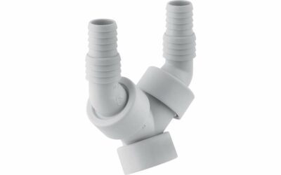 GEBERIT Priključak za odvod perilice dvostruki s nepovratnim ventilom