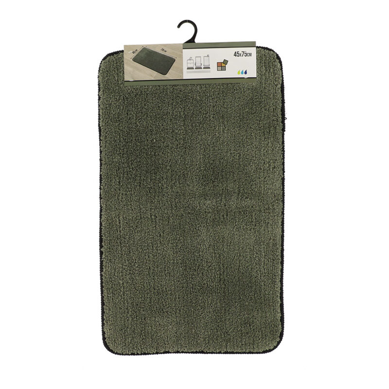 TENDANCE Kupaonski tepih od mikrofibre 45x75 cm, khaki - Image 3